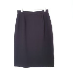 Jones Platinum Black Pencil Skirt, Career Staple Premium Quality Women's Skirt